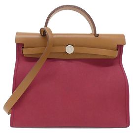 Hermès Hermes Herbag Zip PM Handbag Red