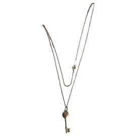 Collar Tiffany & Co. Llave Corazón Diamante Plata 925 Plata