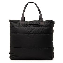 Bolsa Boston com placa de logotipo Triangle Prada Preto