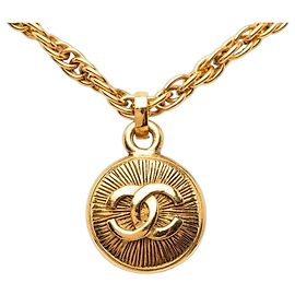 Collana a catena Chanel Vintage Coco Mark D'oro
