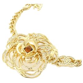 Choker Chanel ABD298 Marrone e Oro con Cristalli Marrone D'oro