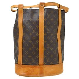 Louis Vuitton Randonnee Backpack Monogram Canvas PM Brown