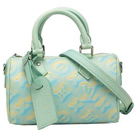 Louis Vuitton Monogram Empreinte Nano Speedy Bandoulière Verde
