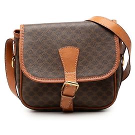 Céline Borsa a tracolla in pelle marrone Celine Macadam Marrone