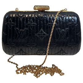 Louis Vuitton Minaudière Schultertasche Schwarz Monogramm