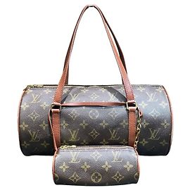 Louis Vuitton Old Papillon 30 Handtasche Braun