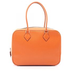 Hermès Bolsa Hermes Plume 28 Laranja