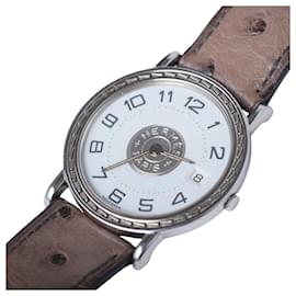Hermès Sellier 33mm Quartz Watch Full Set Other