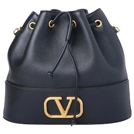 Borsa a secchiello mini VLogo Valentino Garavani Nero Altro