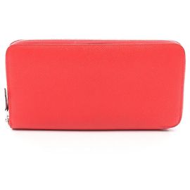 Hermès Hermes Azap Long Silk Wallet Red