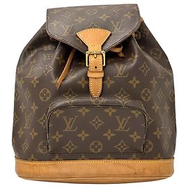 Louis Vuitton Montsouris MM Backpack Brown