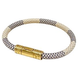 Pulseira Charm Damier Azur Louis Vuitton para mulher Azul Cru