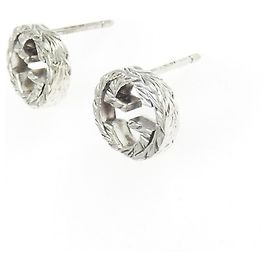 Pendientes de botón Interlocking G en plata Gucci Otro