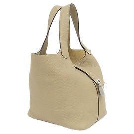 Hermès Hermes Picotin Lock PM Handbag Beige