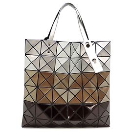 Sac cabas Issey Miyake BAOBAO Prism Tote Bag BB23-AG221 Marron Argenté Doré