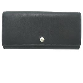 Tiffany & Co. Continental Flap Wallet Black