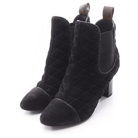 Louis Vuitton Monogram Boots Brown Black
