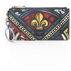 Dolce & Gabbana Leather Coin Case Black