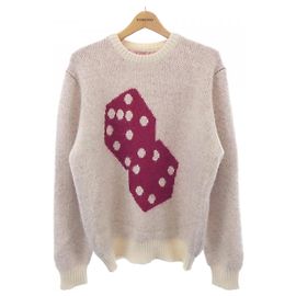Autre Marque Stussy Strickwaren Weiß Rot