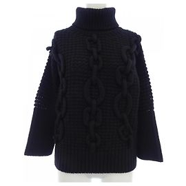 Hermès 3H2642D934 Wollstrickware Schwarz