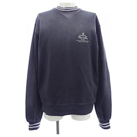 Moletom de algodão Prada Azul Azul marinho