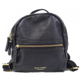 Autre Marque Lederrucksack BLUE LABEL CRESTBRIDGE Schwarz