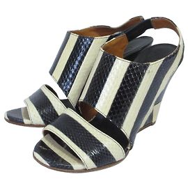 Chloé Sandali con zeppa Chloe Nero Bianco Altro