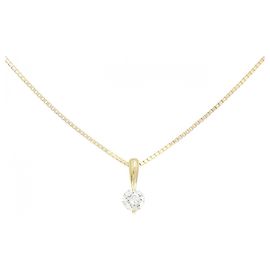 Autre Marque Collier en diamant Au750 Doré