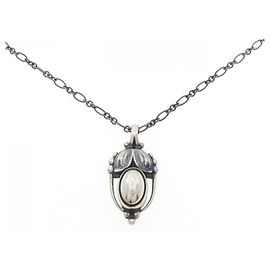Autre Marque Georg Jensen 925 Silver Necklace Silvery
