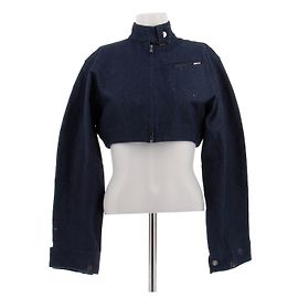 Jacquemus Jeansjacke "LA CASA" Blau