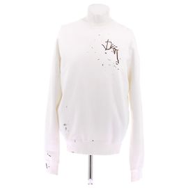 Dior Jersey blanco con manchas Blanco