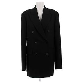 Acne Studios Schwarzer Wollblazer Schwarz