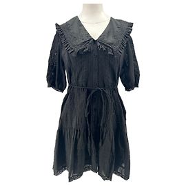 Autre Marque Abito in cotone nero RIXO S Nero