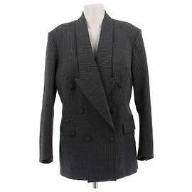 Coperni Grey Striped Wool Suit Grey