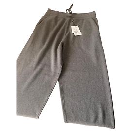 Calças de lã cinza Isabel Marant Cinza