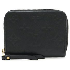 Portafoglio Zippy Monogram Empreinte Louis Vuitton Nero