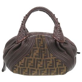 Fendi Mini Spy Bag Leather Brown Handbag Brown