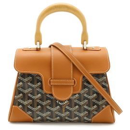 Bolsa Goyard Saigon Mini Marrom Preto