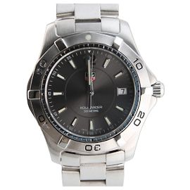 TAG Heuer Aquaracer 300M Gris Bijouterie argentée