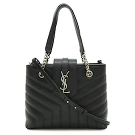 Sac à bandoulière à chaîne Loulou Yves Saint Laurent Noir