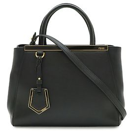 Sac à main Fendi Petite 2Jours Noir