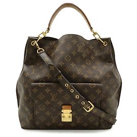 Bolso de Hombro Louis Vuitton Monogram Metis Castaño Otro Monograma