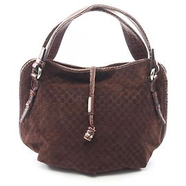 Céline Sac à main Celine Bittersweet Macadam Embossed Marron