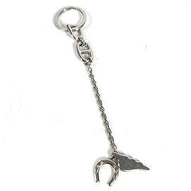 Hermès Hermes Bon Voyage Silver Keyring Silvery