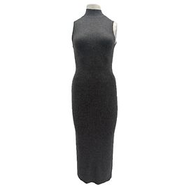 Reformation Strickkleid aus Kaschmir Grau Grau