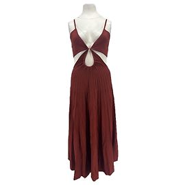 Robe en maille Cult Gaia couleur brique Multicolore
