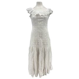 Autre Marque Robe Lauren Ralph Lauren en coton blanc Blanc