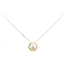 Autre Marque Collier en diamant Au750 Doré