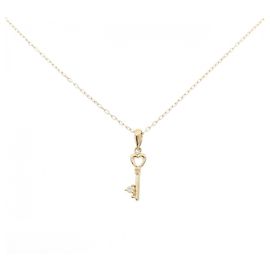 Autre Marque Collier en diamant Au750 Doré