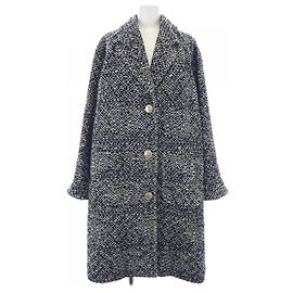 Chanel Coat Black White